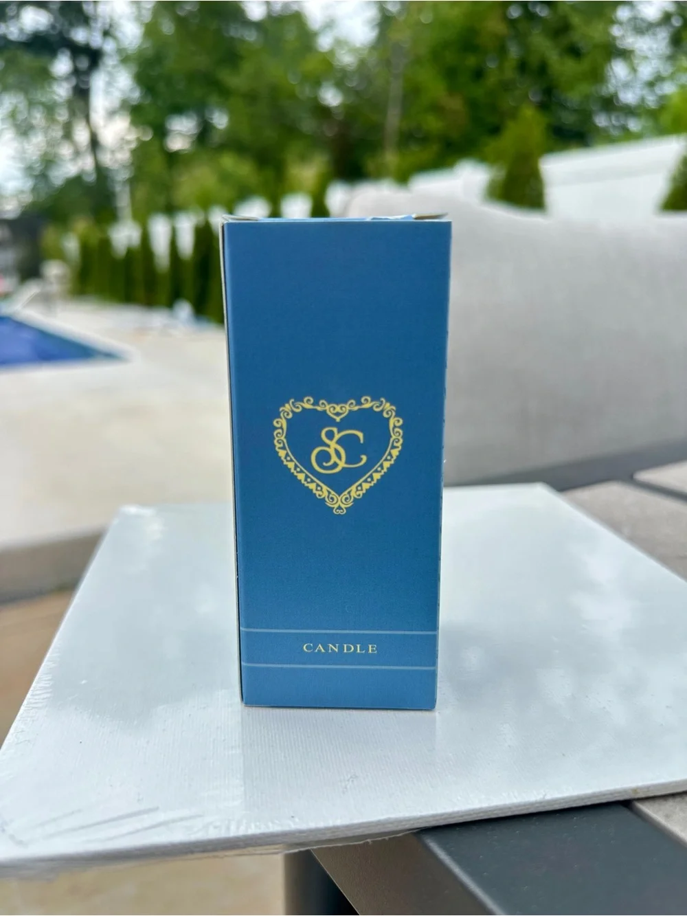 Sabrina Carpenter heart shaped candles